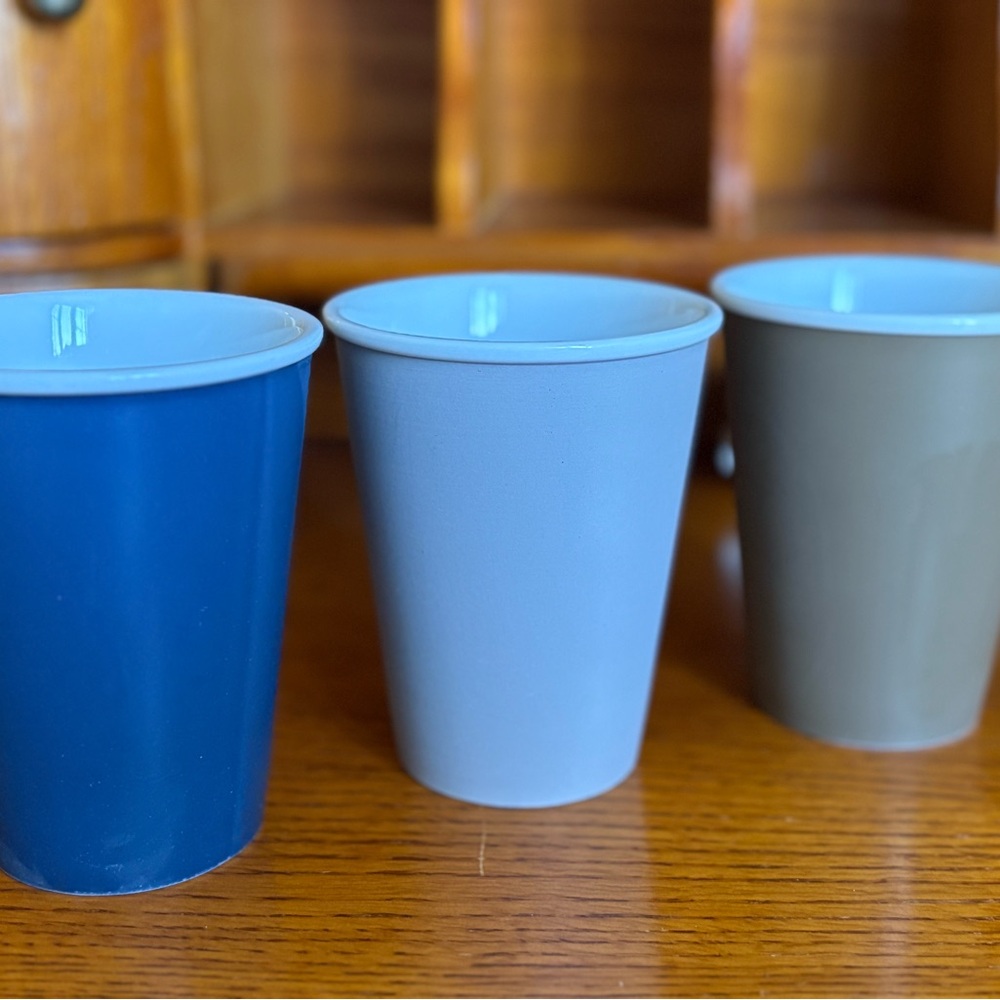 Set of 3 Ceramic Tumblers